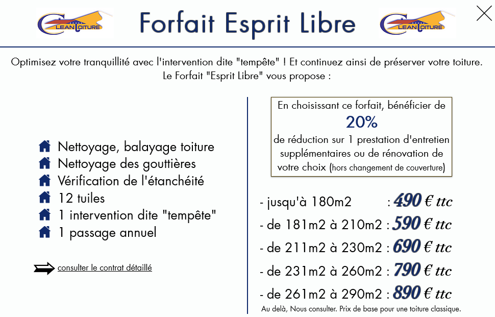 Forfait Esprit Libre