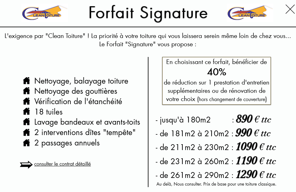 Forfait Signature