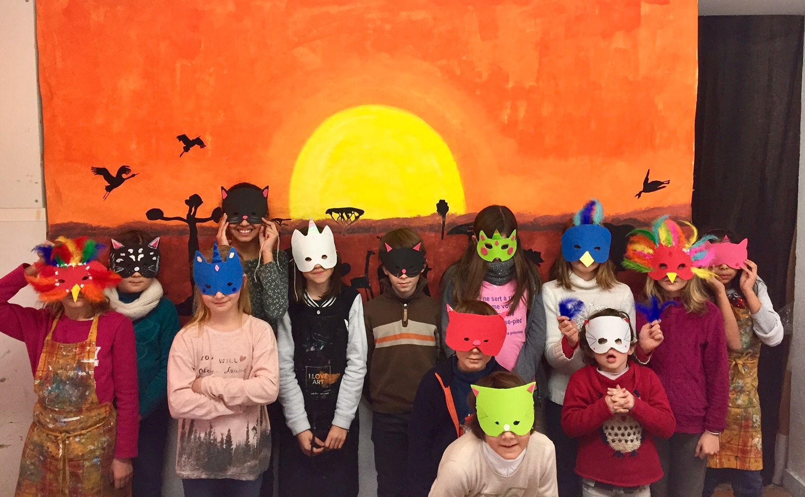 acrylique - Atelier crayons de soleil