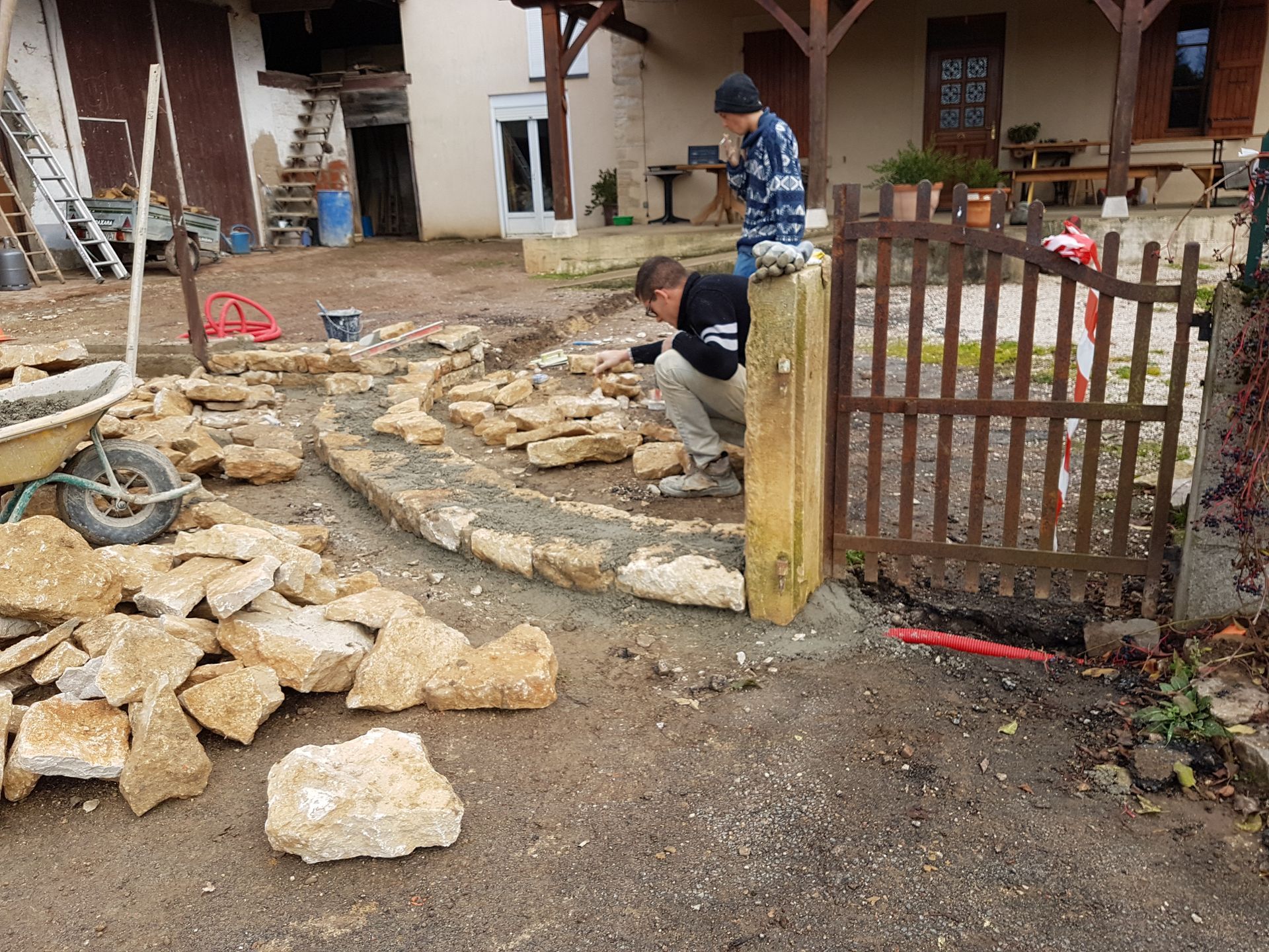 Mur pas encore construit