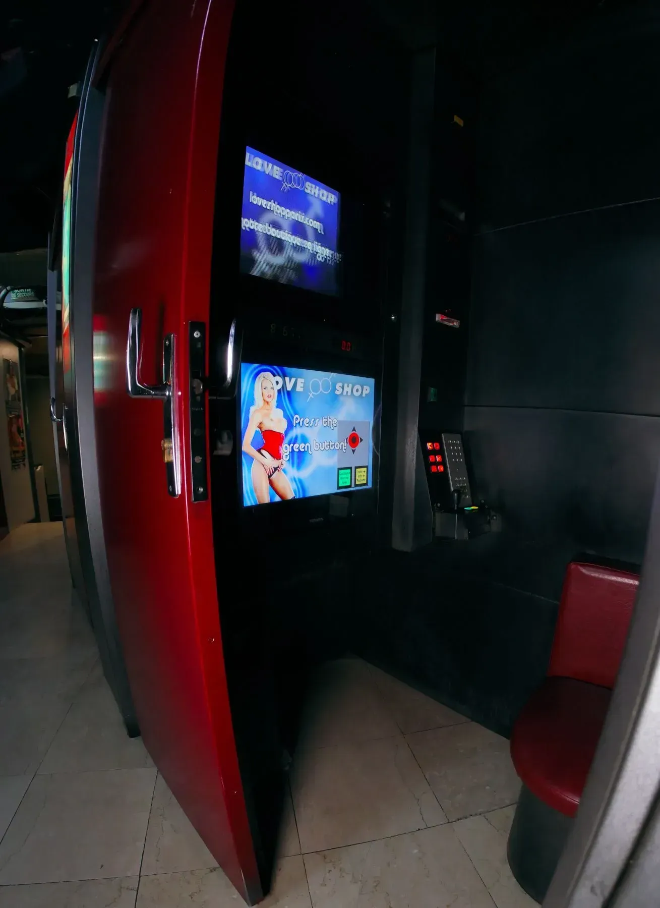 Cabine de vidéos X.