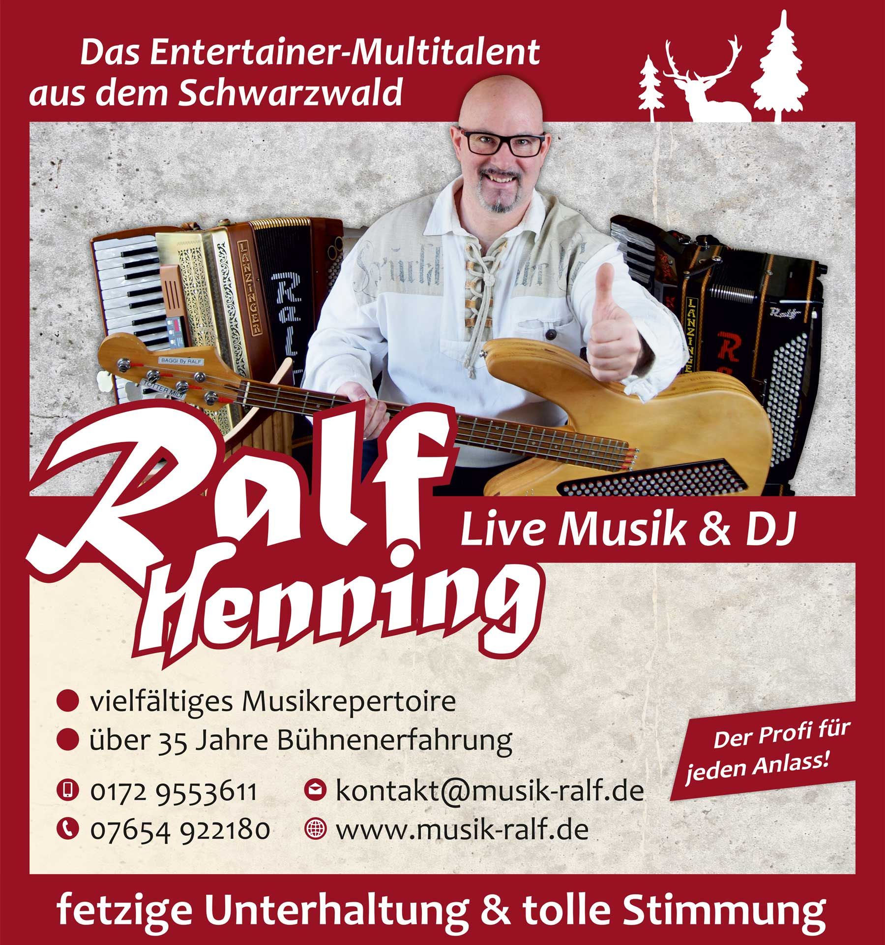 Ralf Henning Musiker Schwarzwald