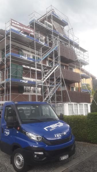Regli Maler GmbH – Gerüst mit Treppen