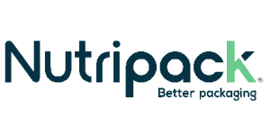 El logotipo de Nutripack Better Packaging se muestra sobre un fondo blanco.