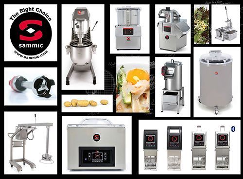 Un collage de imágenes de diferentes tipos de equipos de cocina.