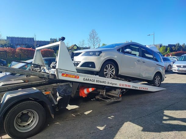 Remorquage d'une voiture