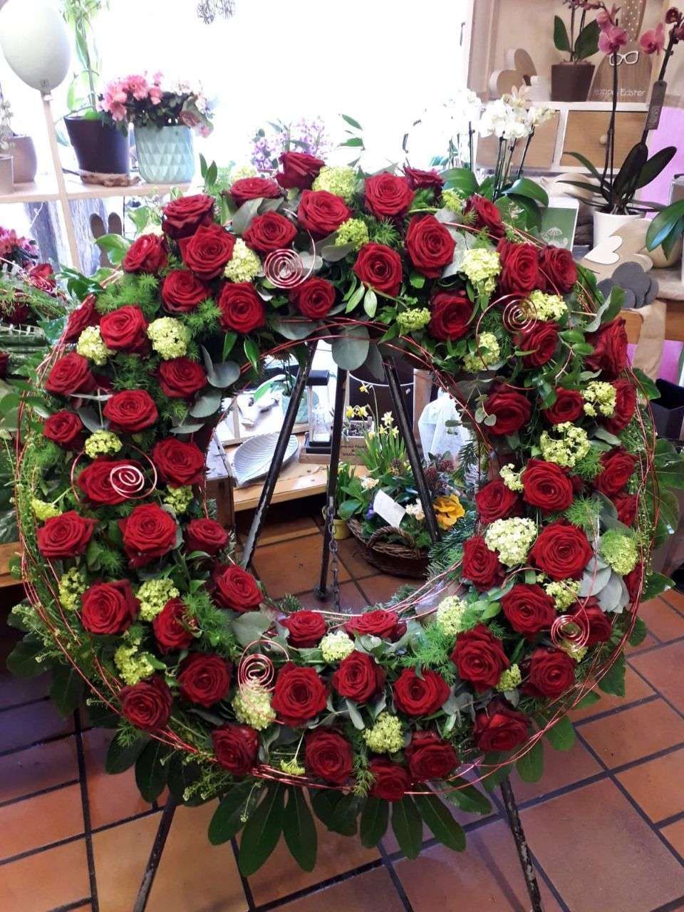 Blumen Kühnlein am Südfriedhof Blumenkranz