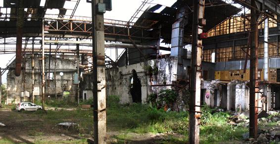 Vielle usine désaffecter en ruine