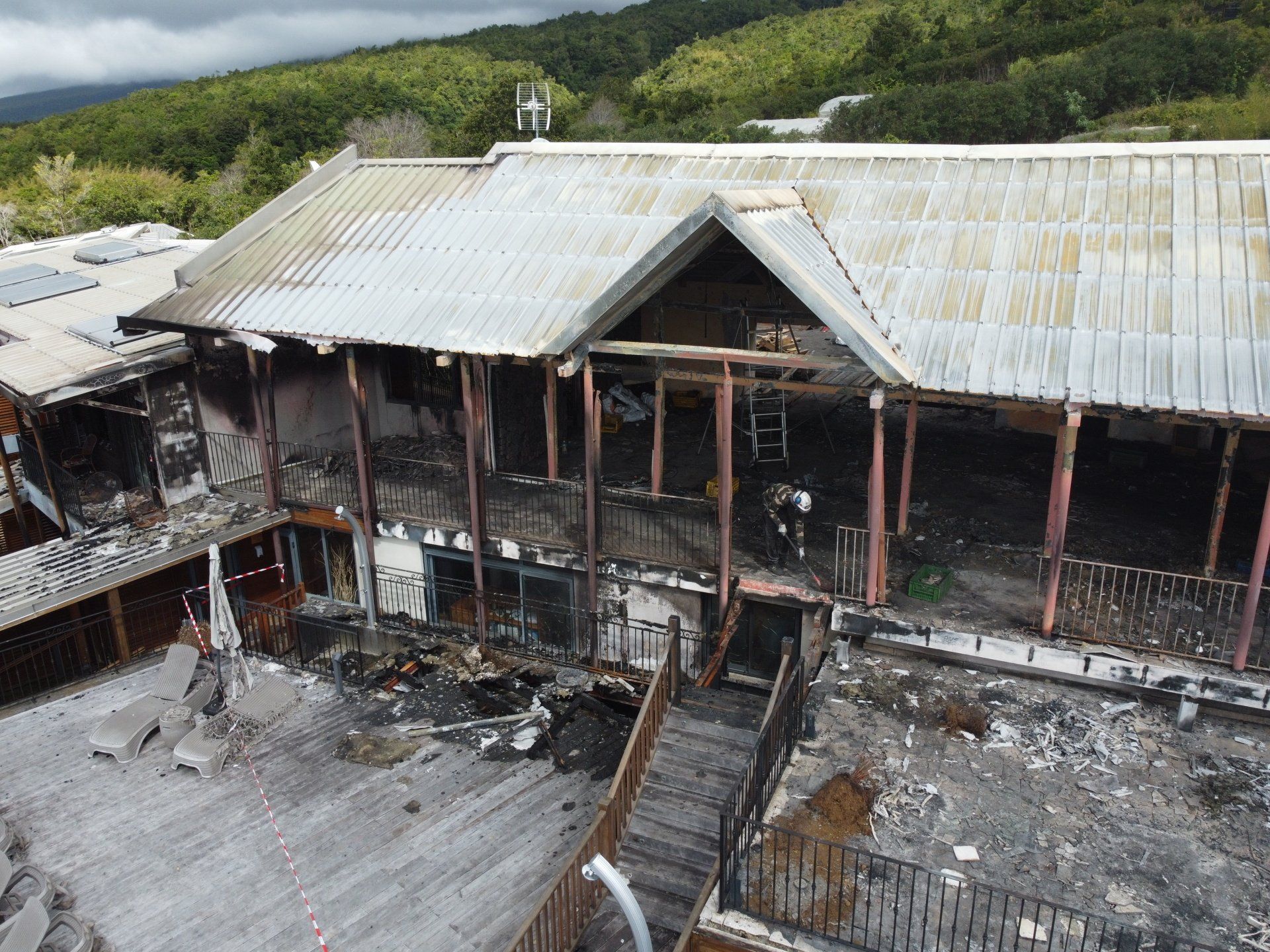Vieille usine désaffectée en ruine