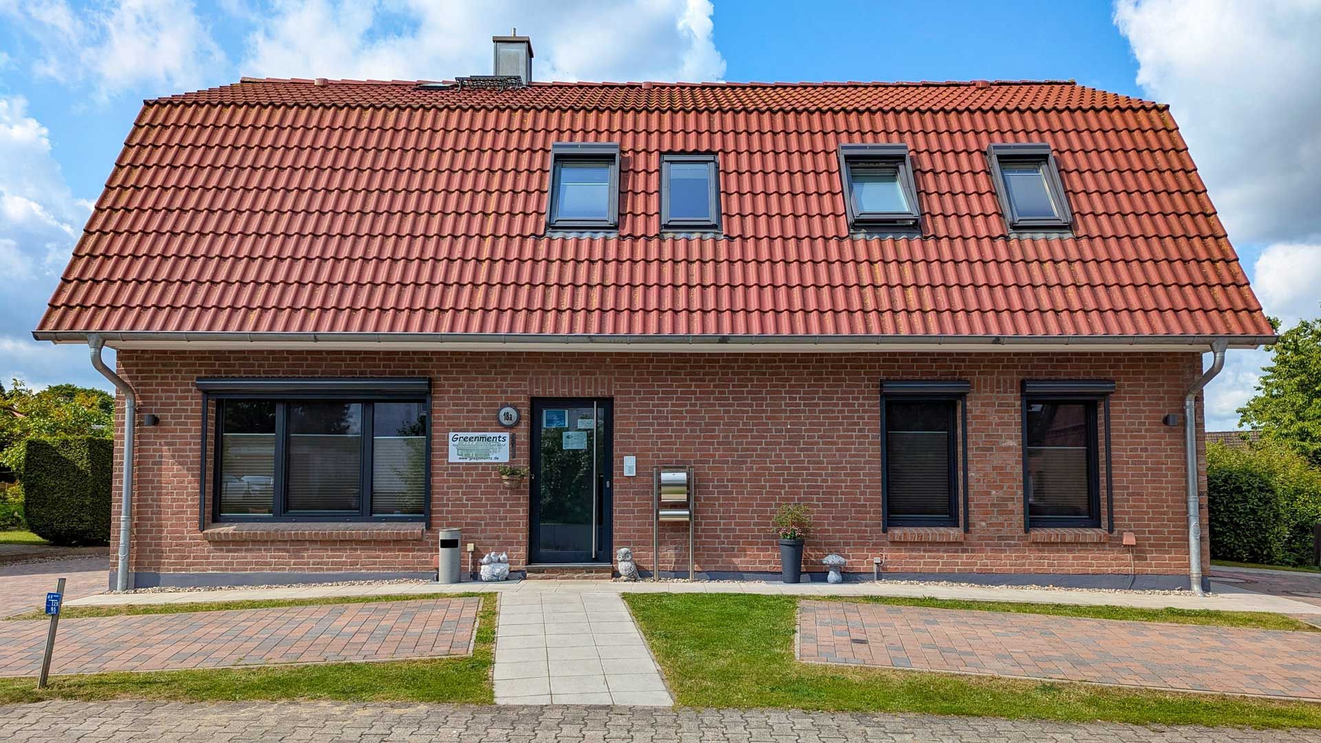 Eingangsbereich des Greenments in Geesthacht Grünhof