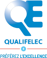 Logo bleu QUALIFELEC avec le slogan « PRÉFÉREZ L’EXCELLENCE » en dessous