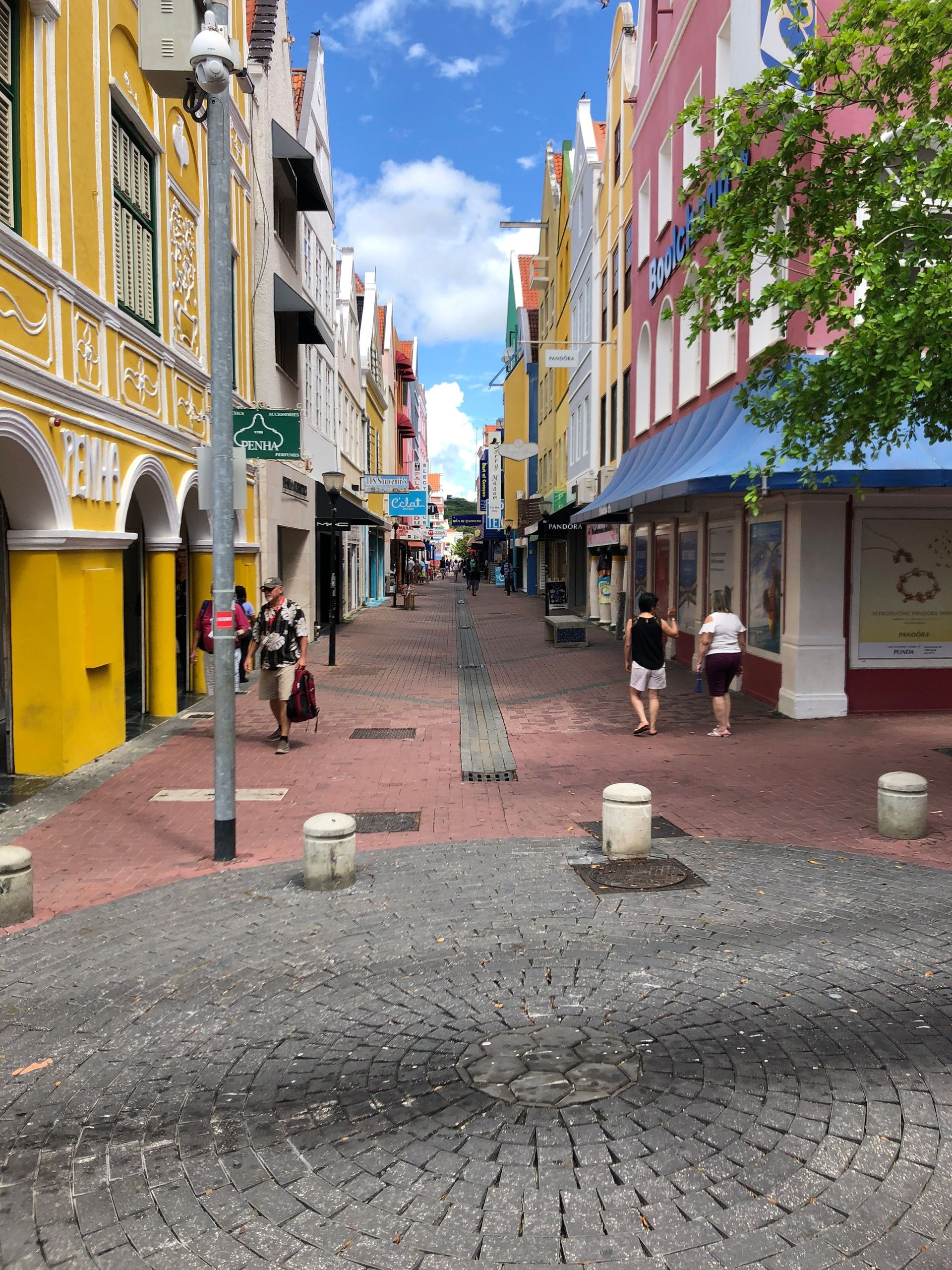 De Handelskade in Willemstad, Curacao