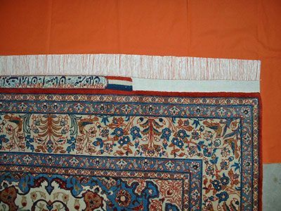 Teppichreparatur Fransen nachher