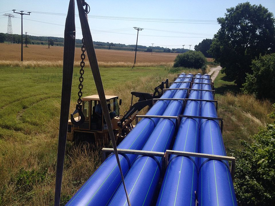 Rohre für Tiefbauarbeiten