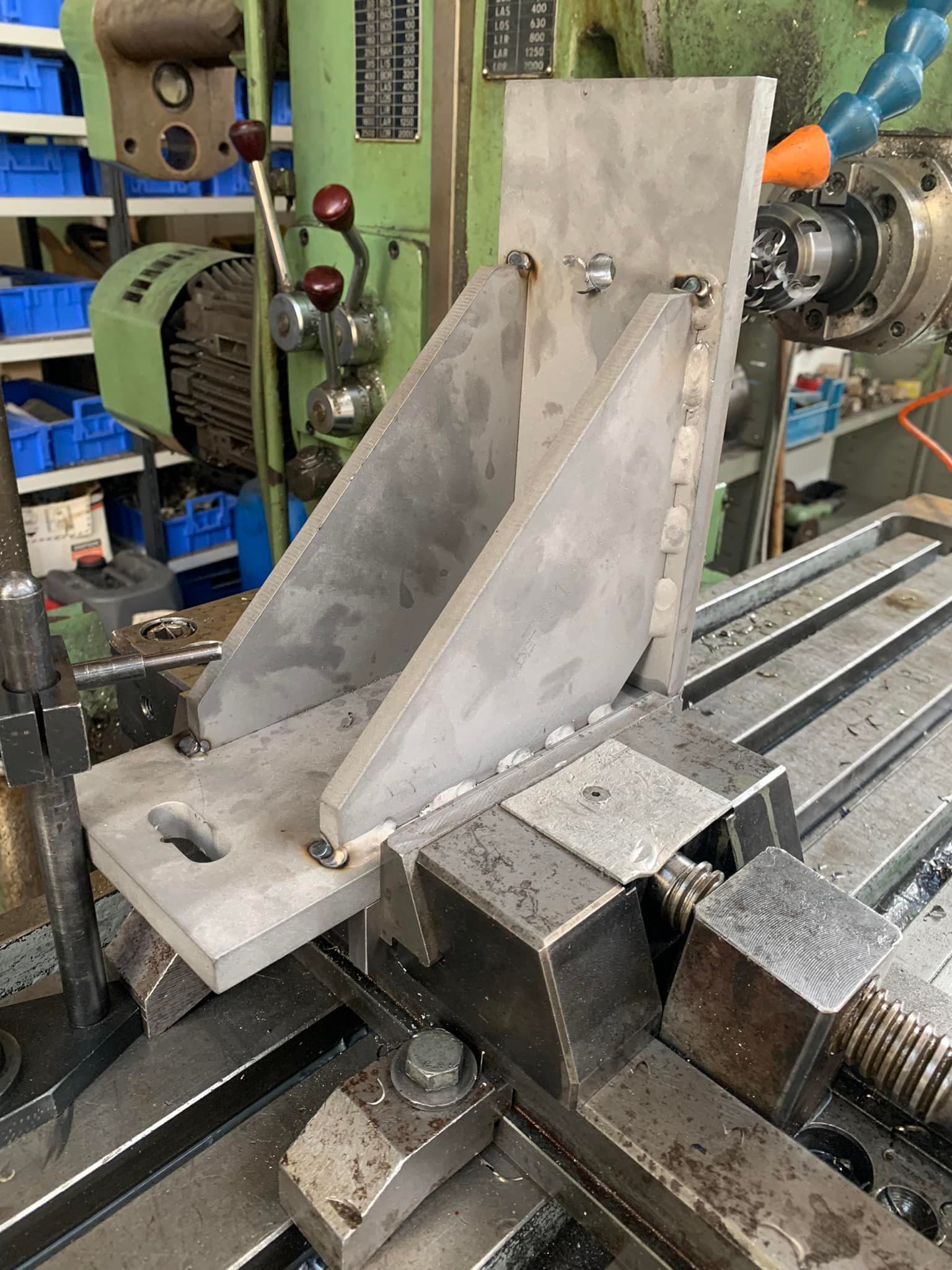 Sabot en métal soudé