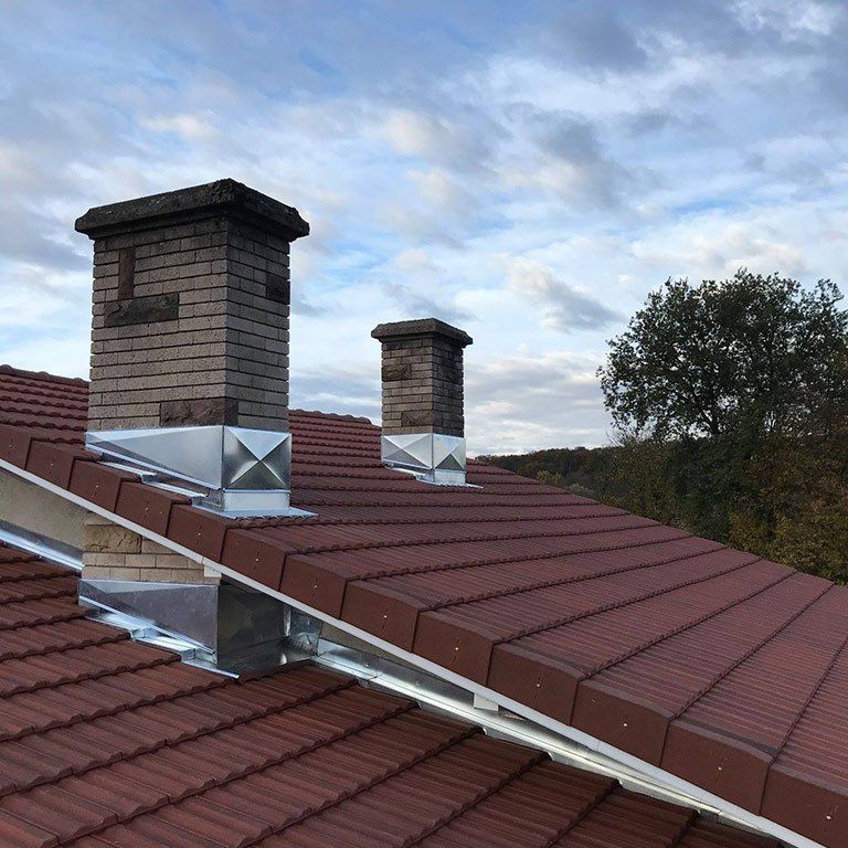 Zinguerie sur toiture neuve