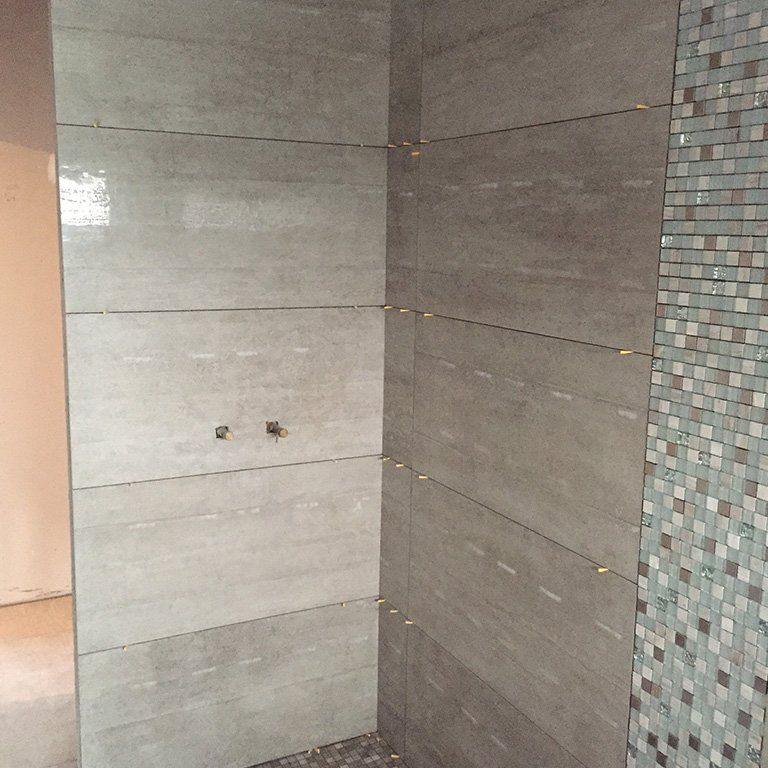 Installation de carreaux