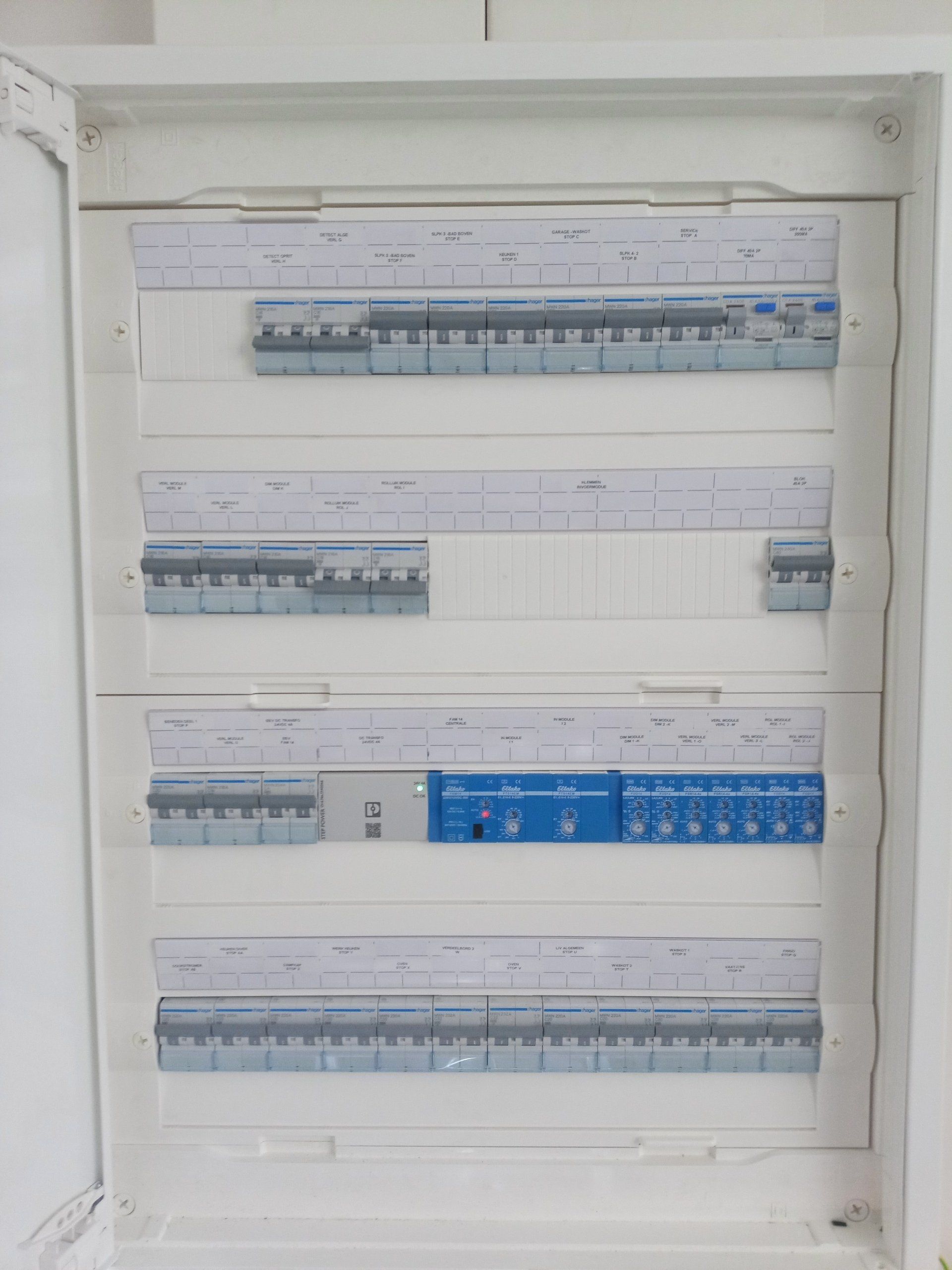 Elektriciteitsdraden leggen