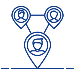 Icon persönliche Verbindung