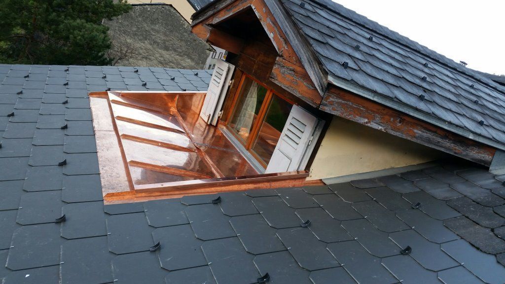 Placage sur lucarne - Ferblanterie - Christophe Gerber Sàrl - Ravoire