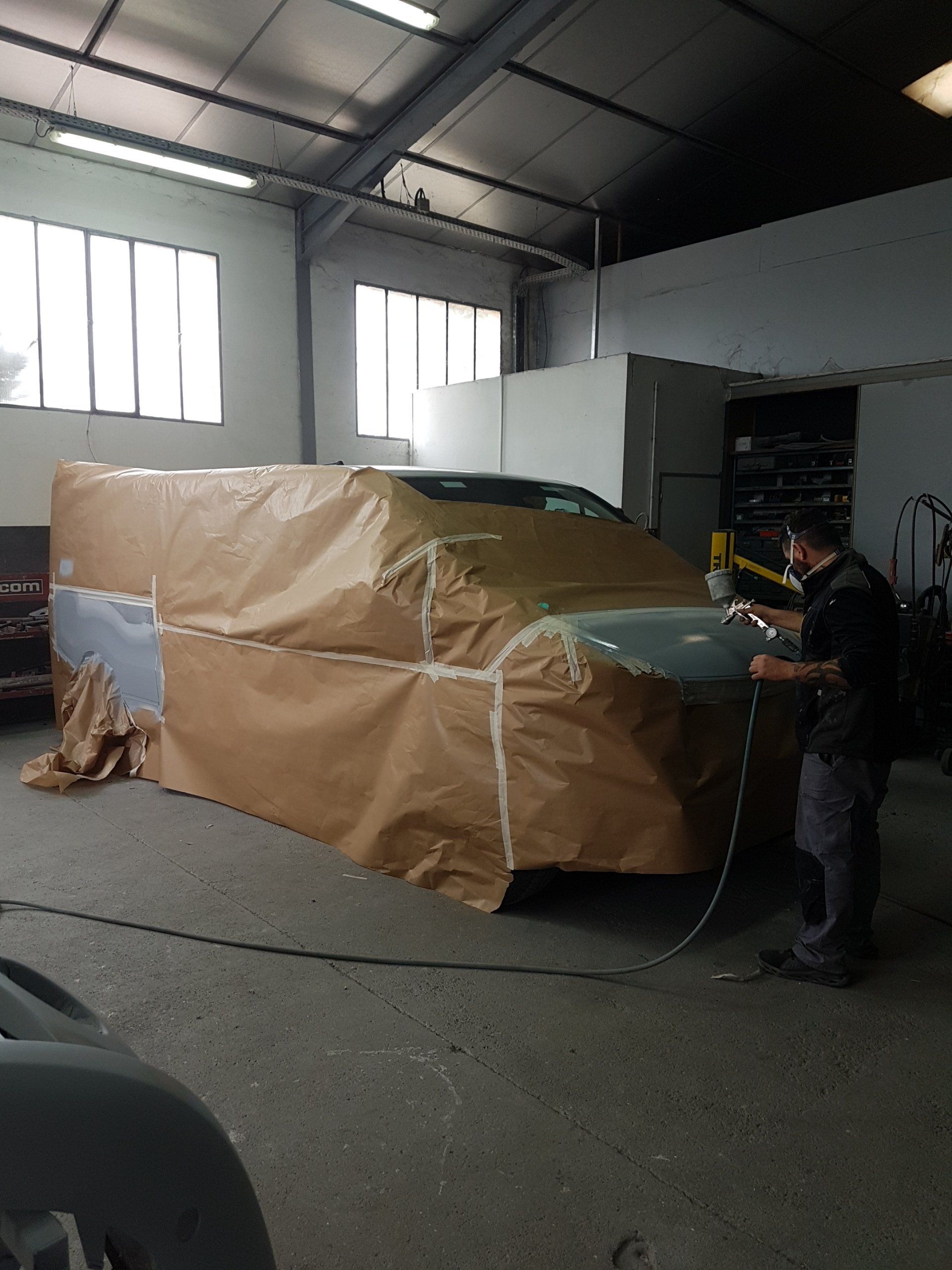 Bâche de couverture peinture