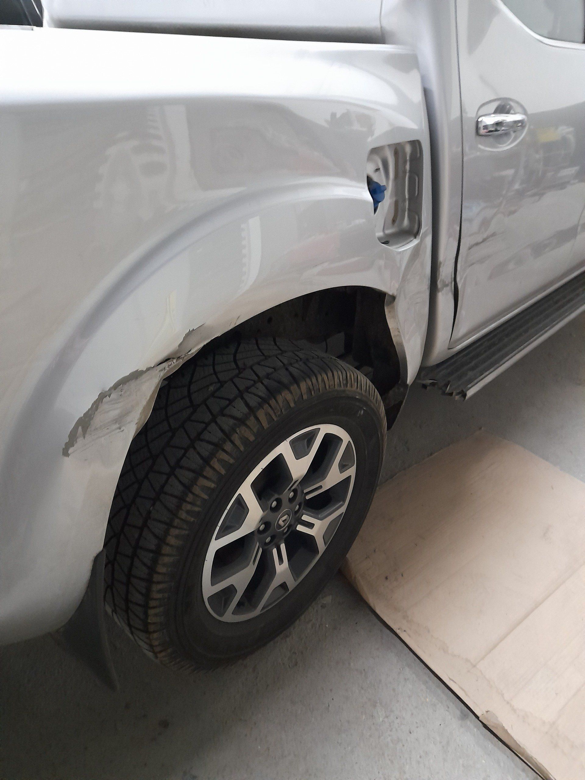 Carrosserie abîmée