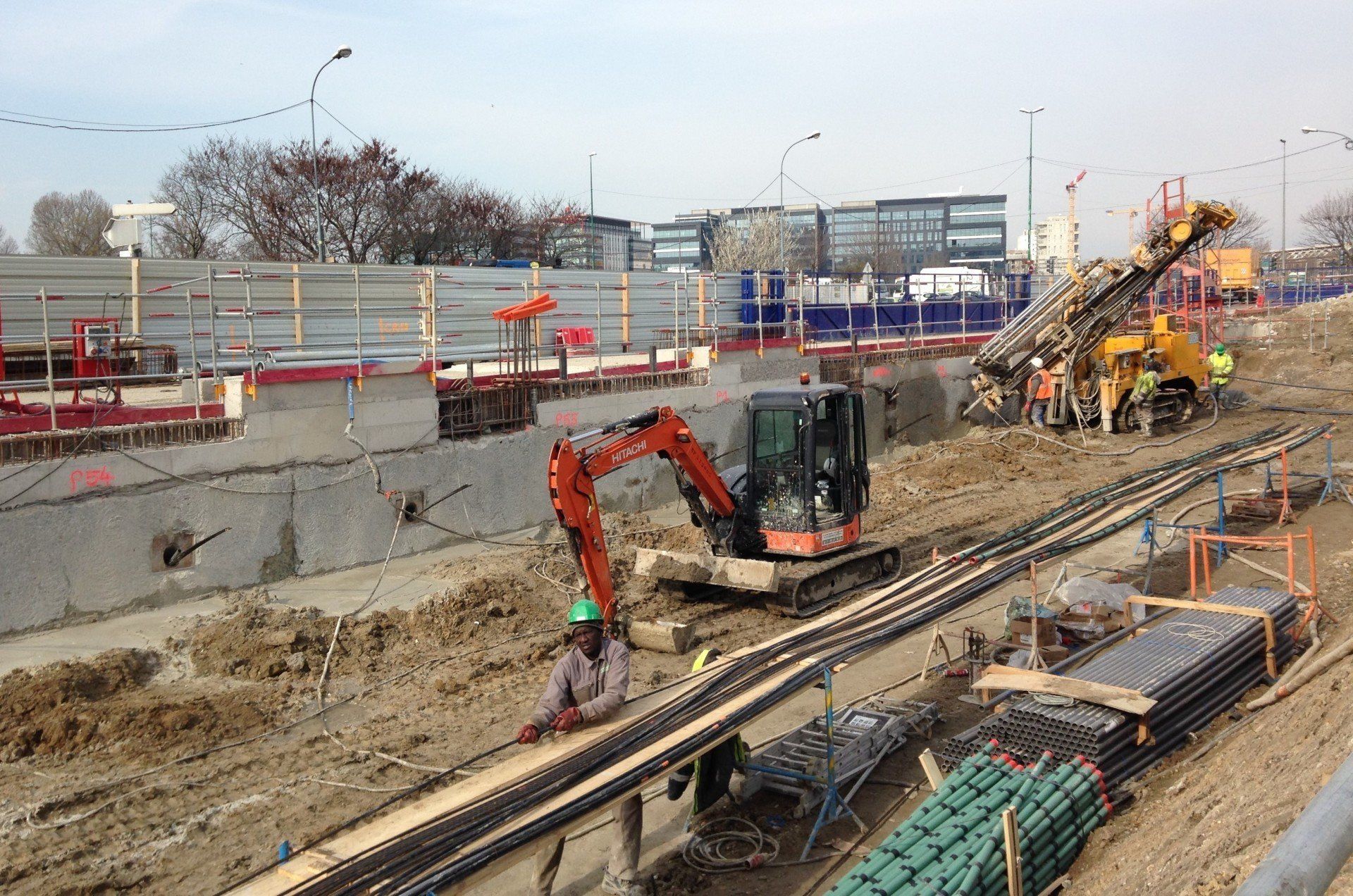 Travaux d'injections