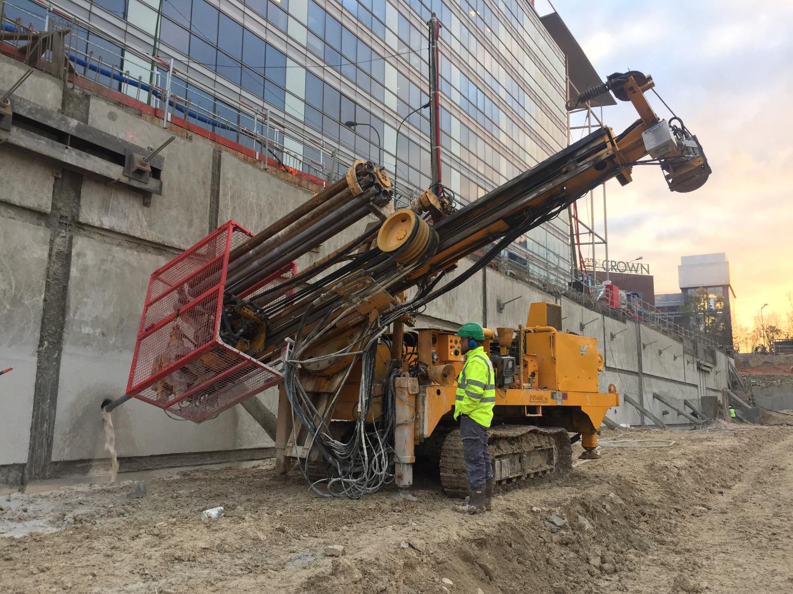 Travaux de souténement