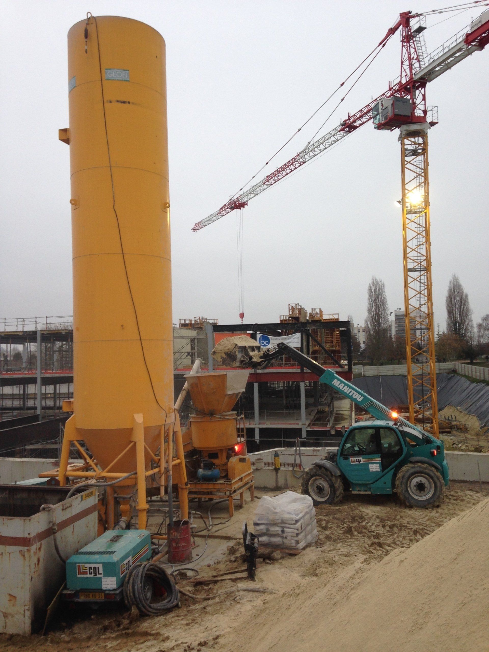 centrale injection - coulis