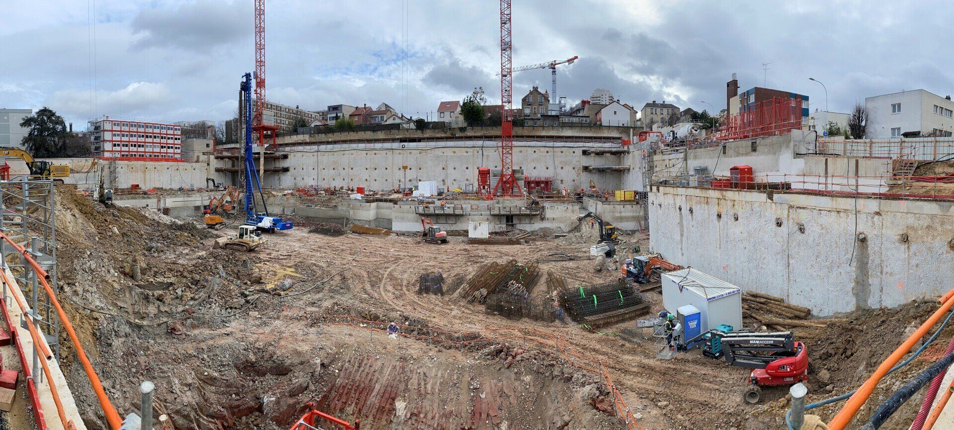 Tirants soutènement paroi