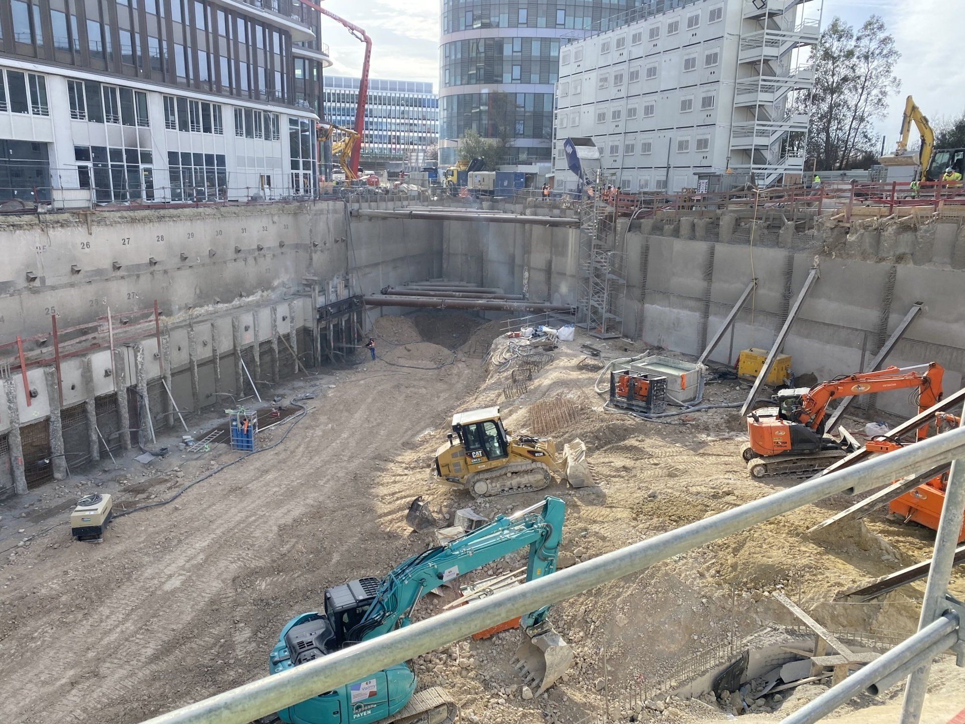 tirants clous forages paroi soutènement