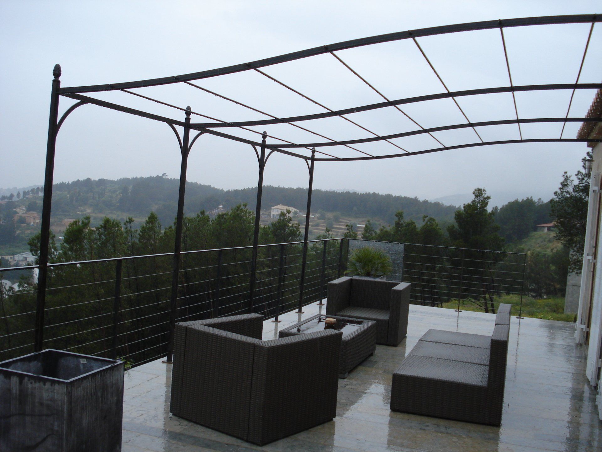 Garde-corps câble inox