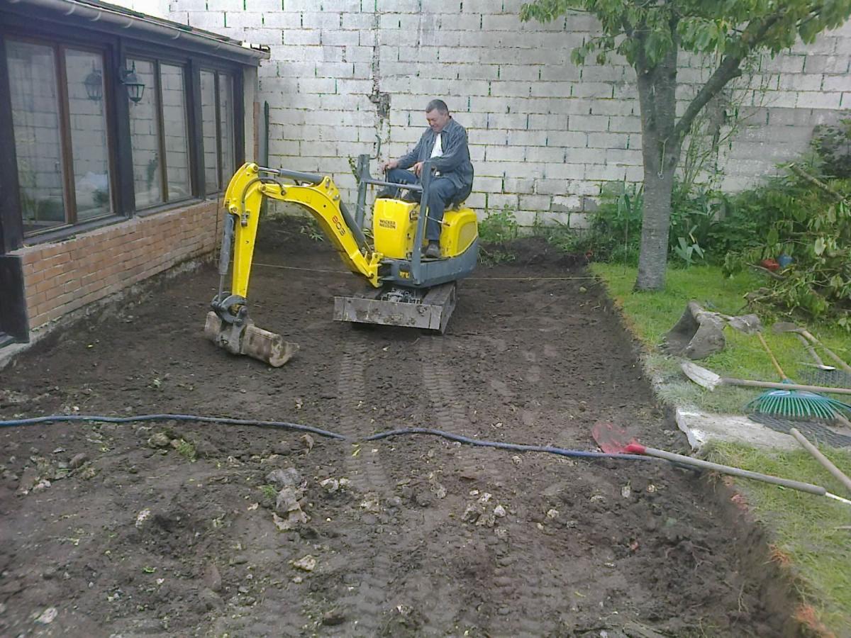 Travaux de terrassement