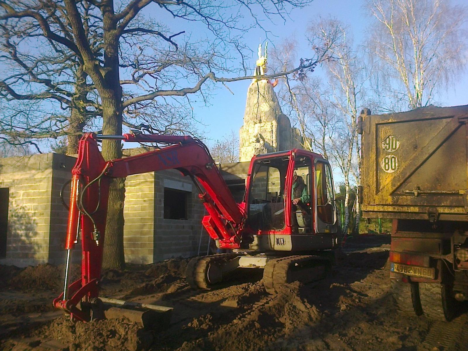 travaux de terrassement parc astérix