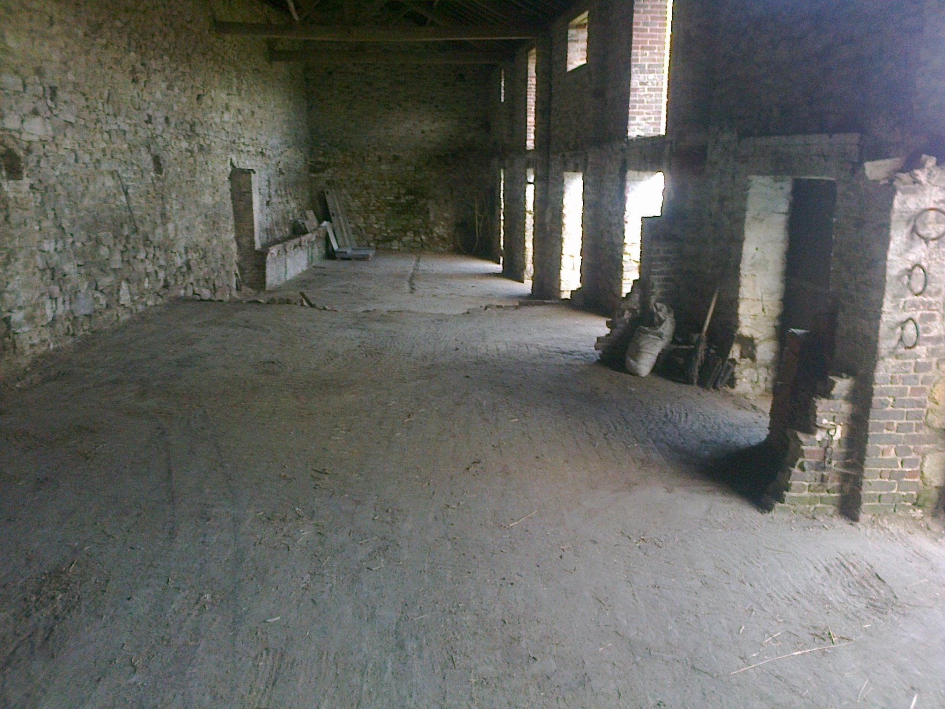 intérieur de grange après travaux