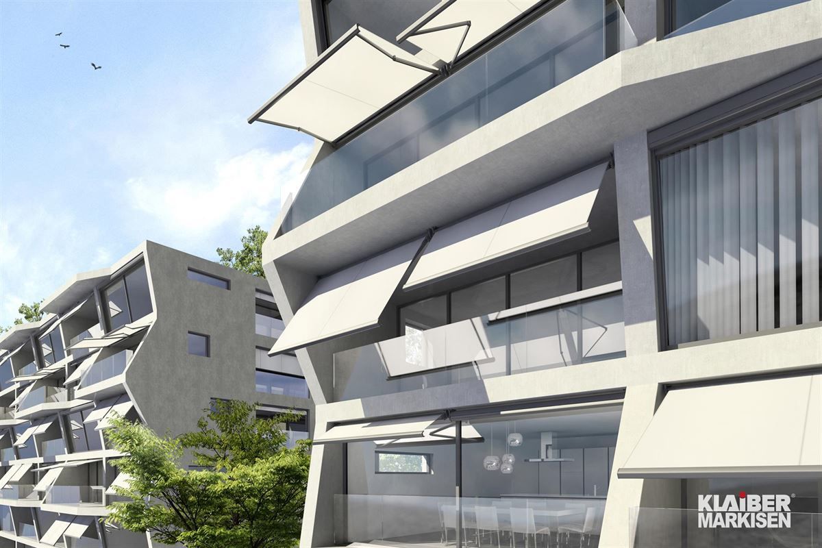 Eine künstlerische Darstellung eines Gebäudes mit einem Schild mit der Aufschrift „Klaaber wünsche“