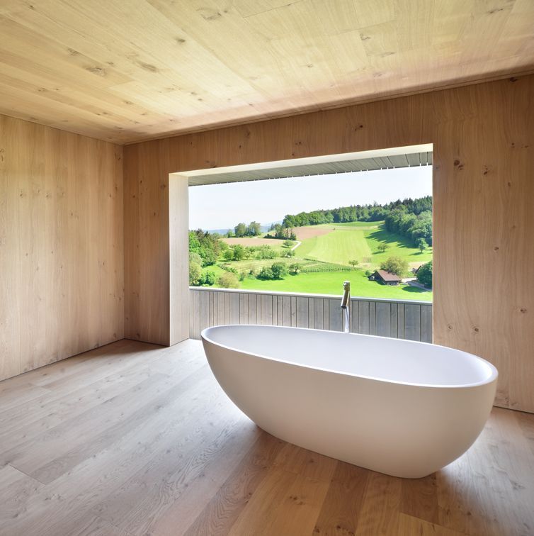 Innenausbau Holzverkleidung Badezimmer - Schäfer Schreinerei AG in Dielsdorf