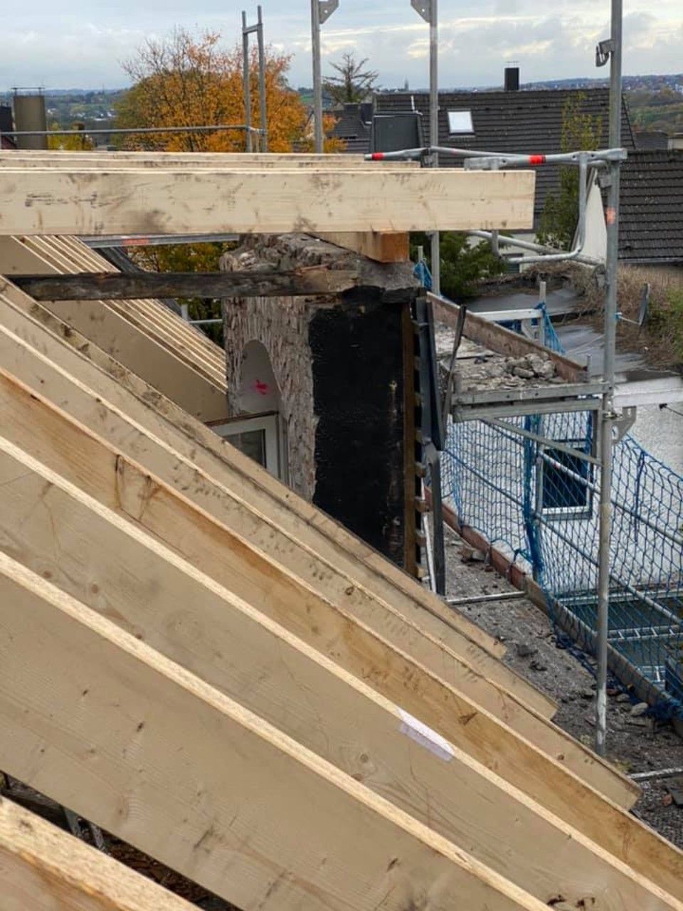 Dachstuhl-Konstruktion