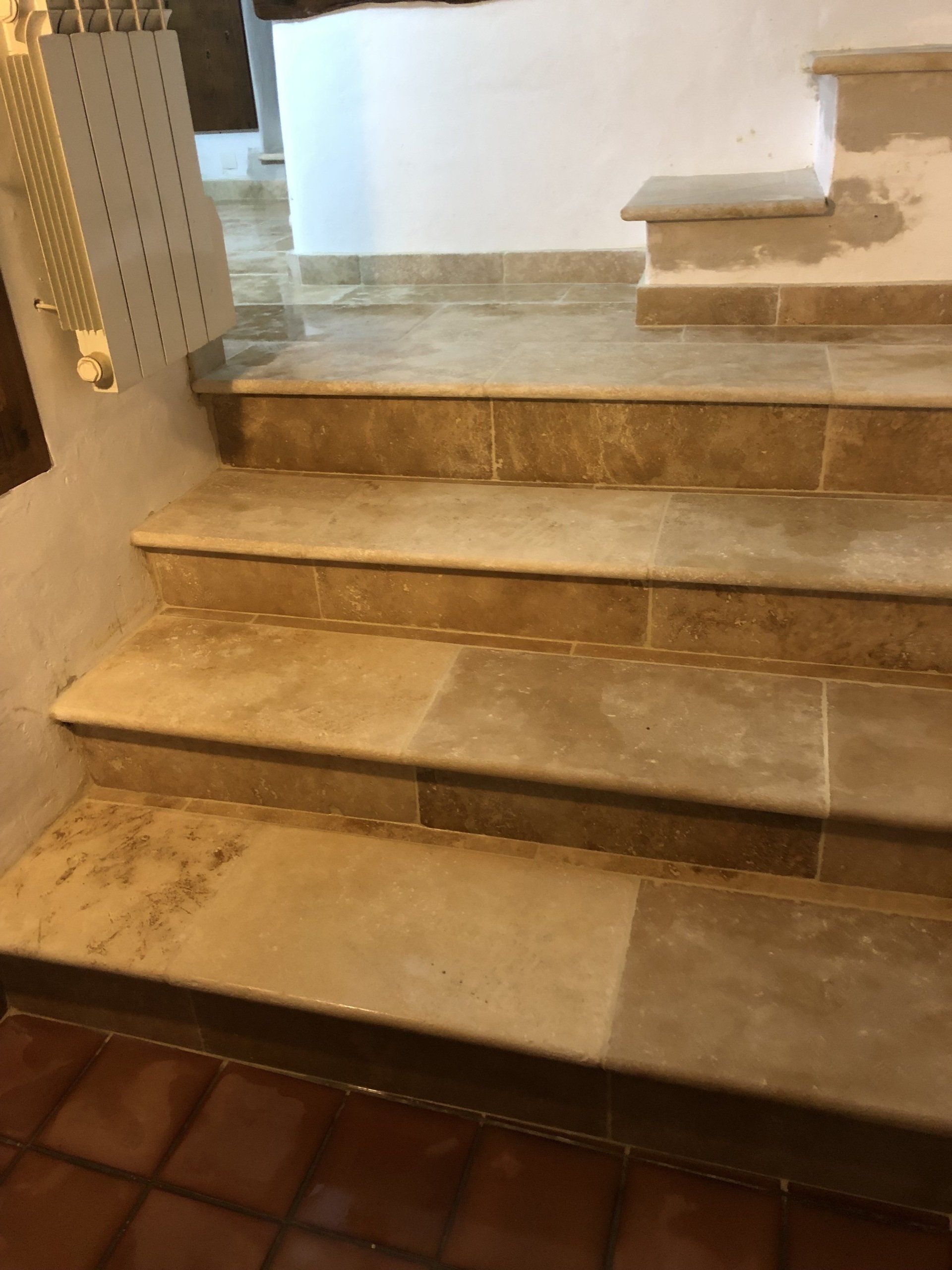 Escalier en carrelage