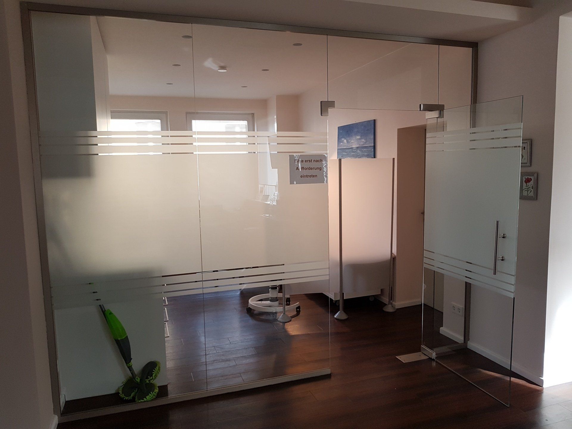 Glaserei Engst – Trennwand aus Glas