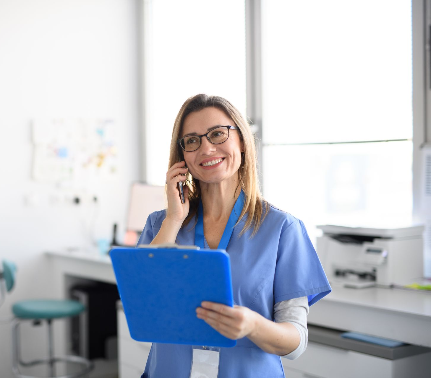 Docteur au téléphone