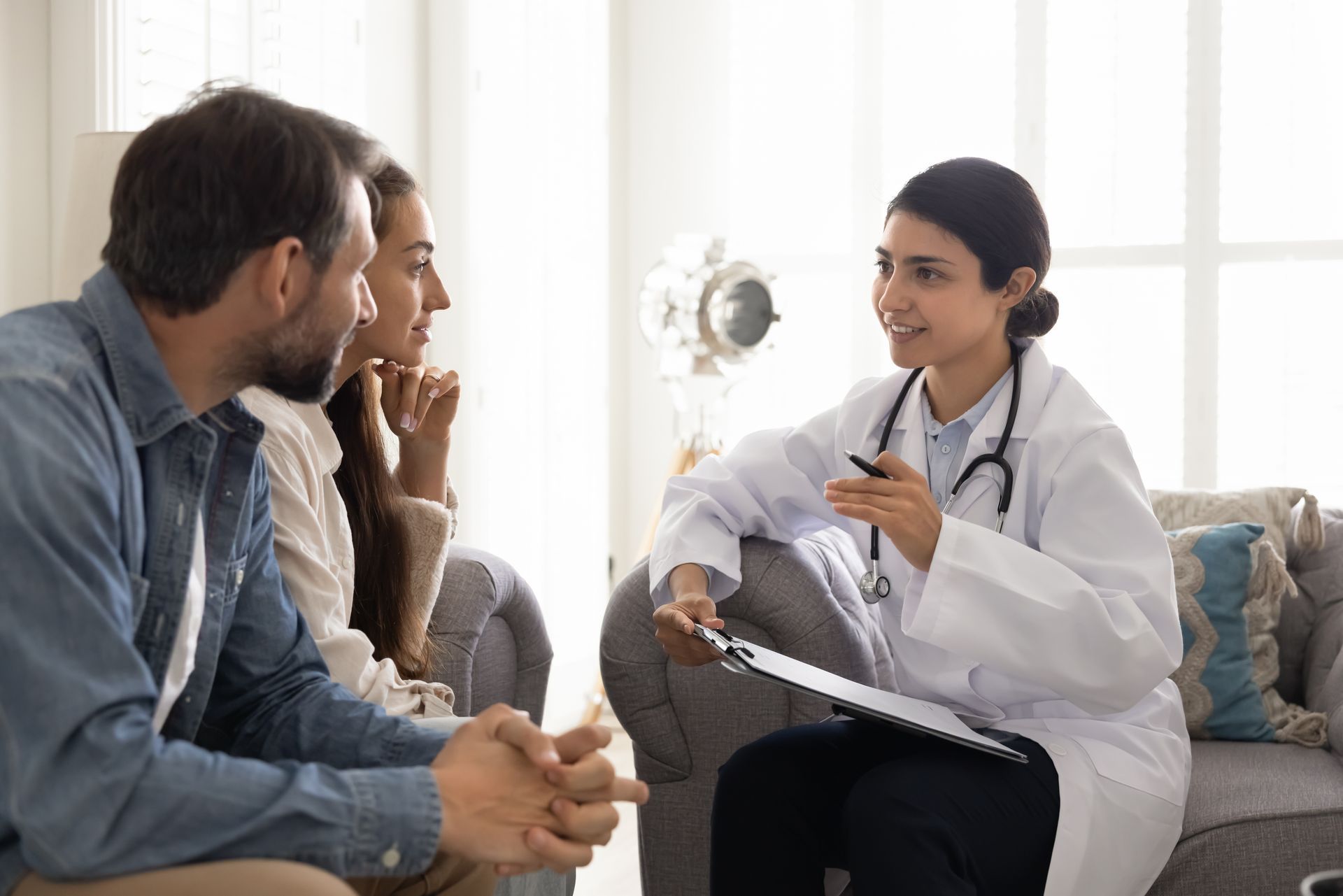 Consultation médicale à domicile avec un médecin