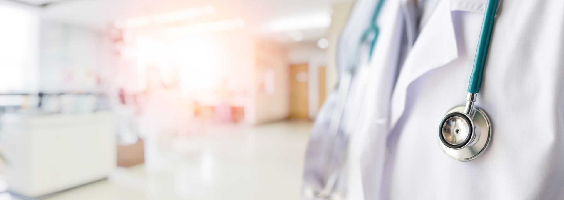 Auscultation avec un stéthoscope