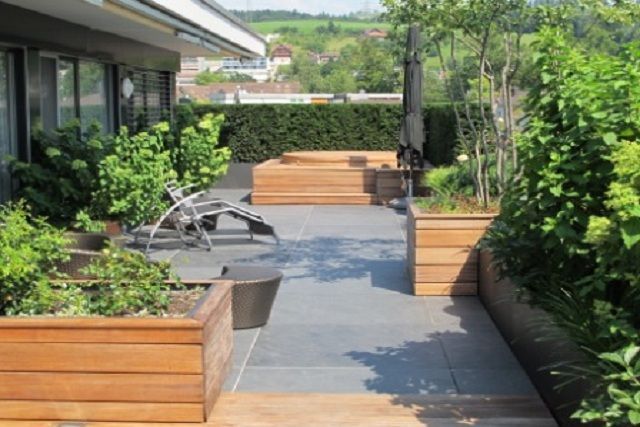 Terrasse in der Stadt