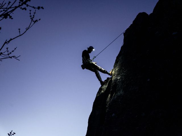 Rock climbing in Romsdalen