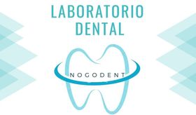 Un logotipo para una clínica dental llamada laboratorio dental.