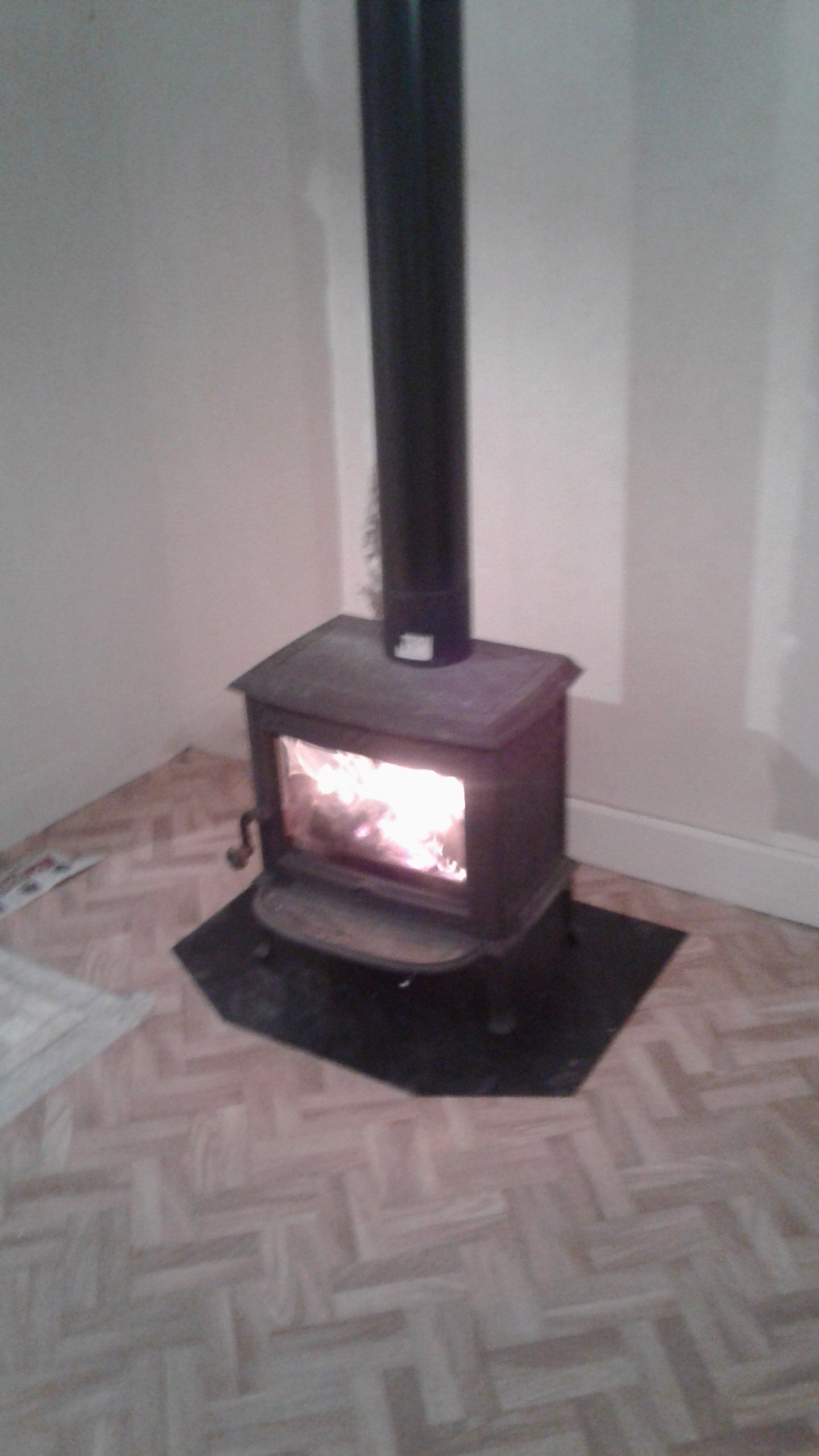 Mise en route de poêle