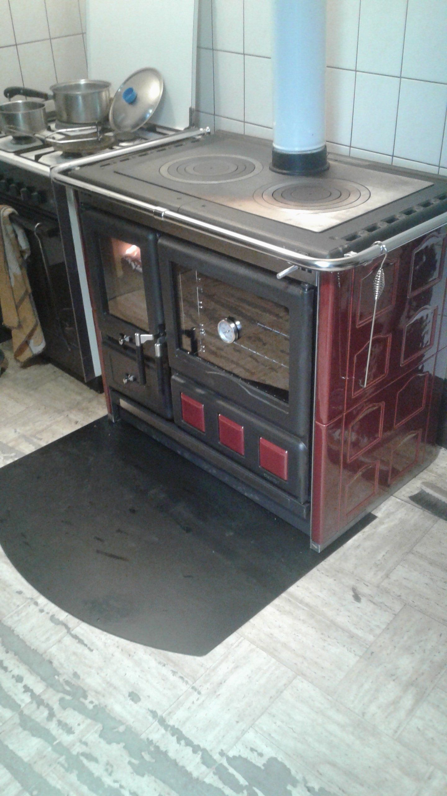 Installation de poêle à bois