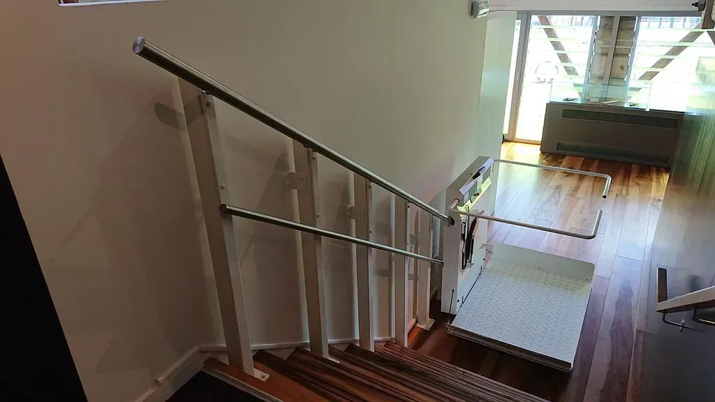 Plateforme PMR vue d'en haut