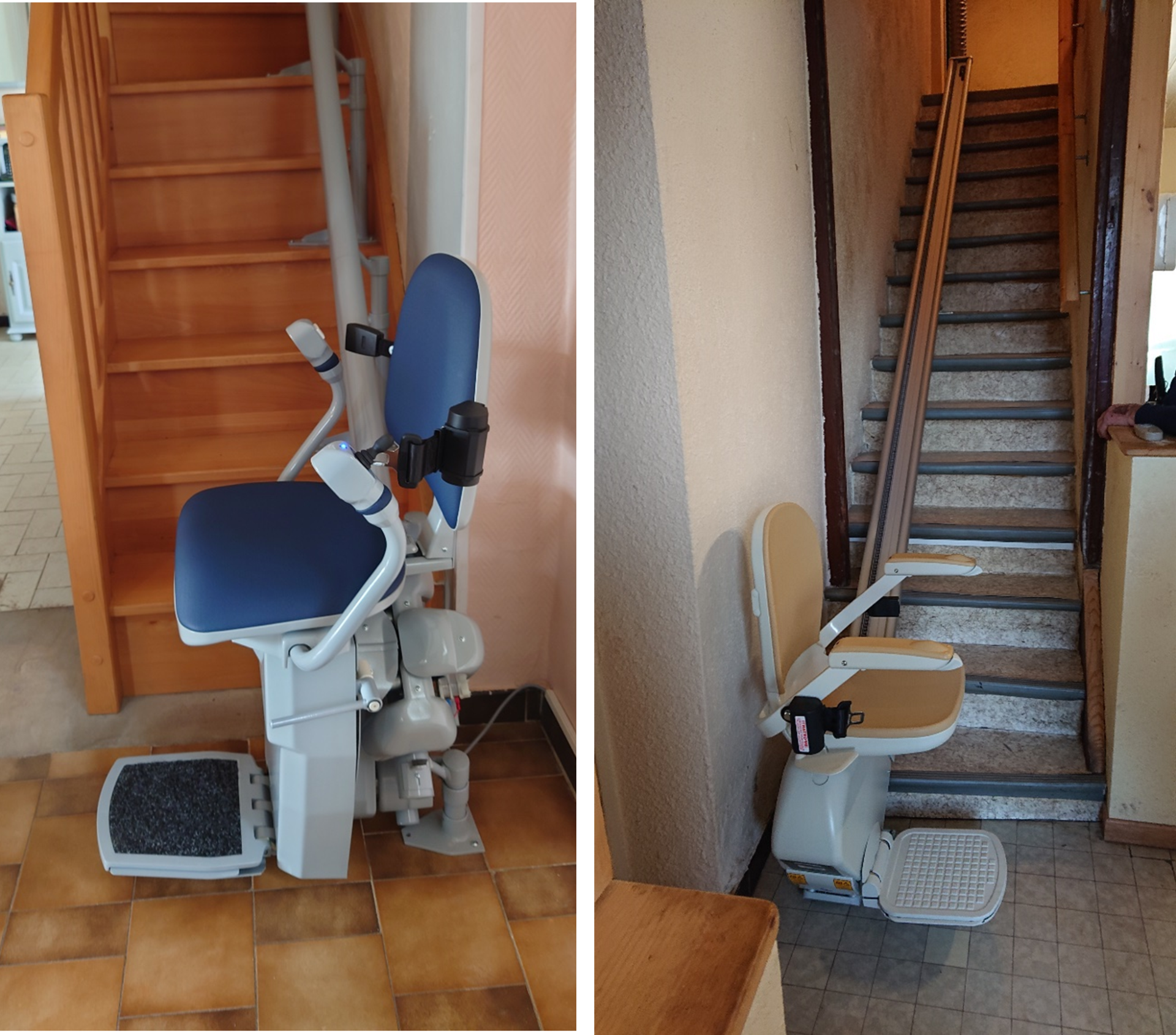 Installation monte escalier